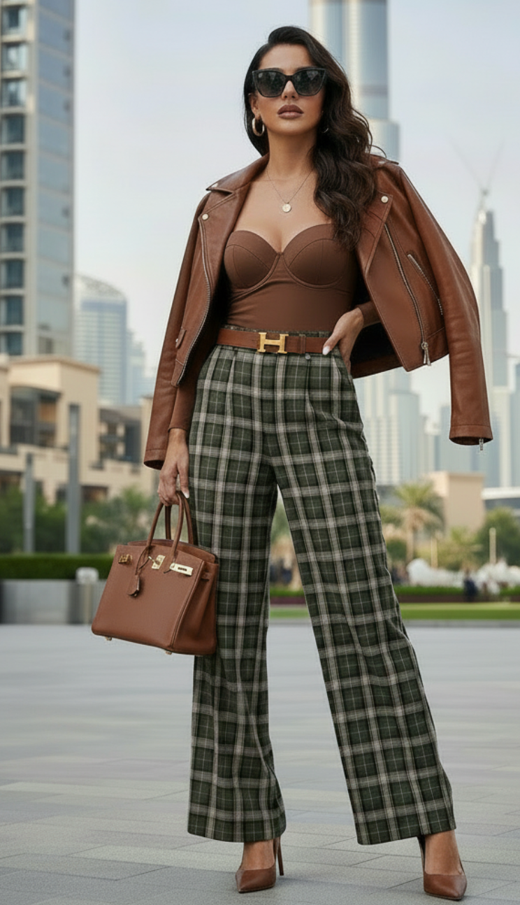 PANTALON OVERSIZE HIGHLAND CHIC