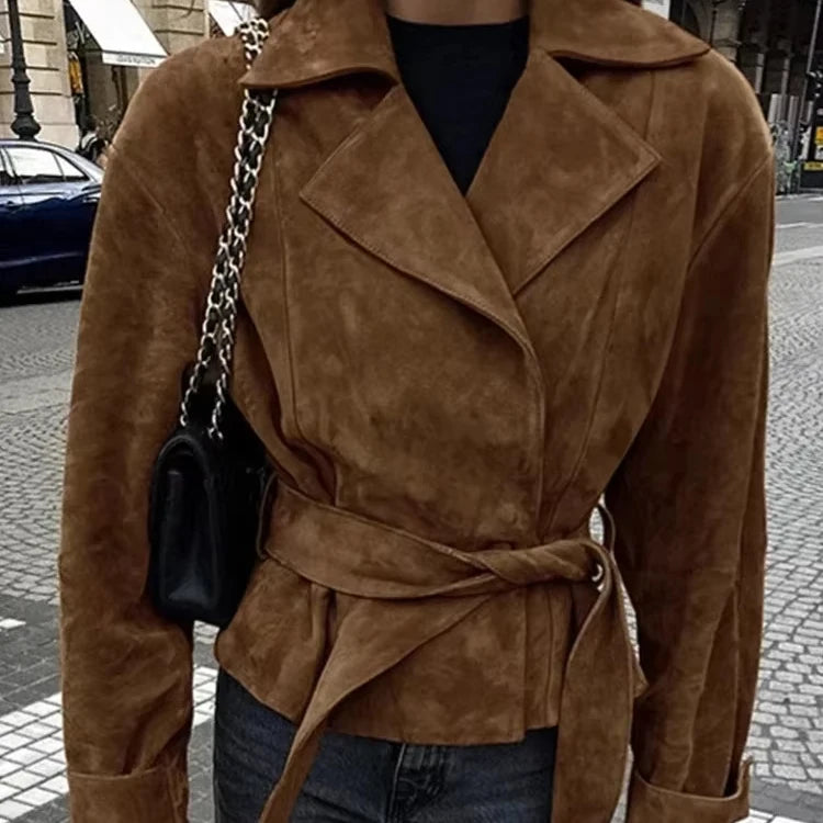 VESTE SUEDINE ELEGANTE