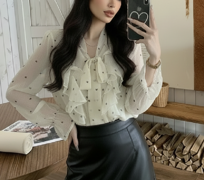 BLOUSE DRAMA PETIT POIS