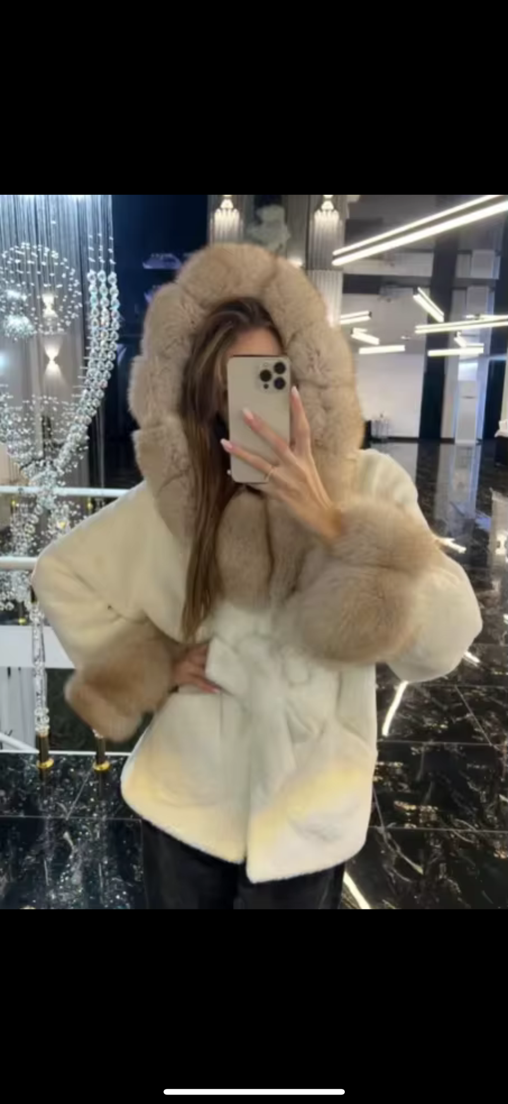 MANTEAU FOURRURE COL