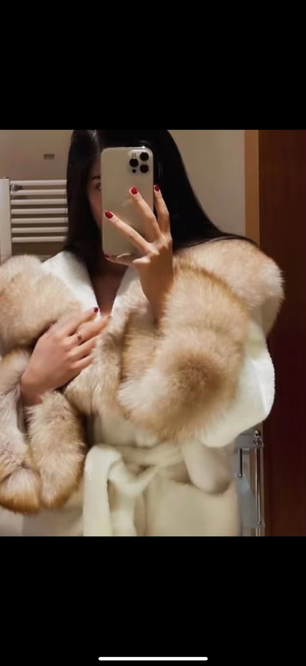 MANTEAU FOURRURE COL