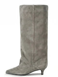 Bottes large petit talon