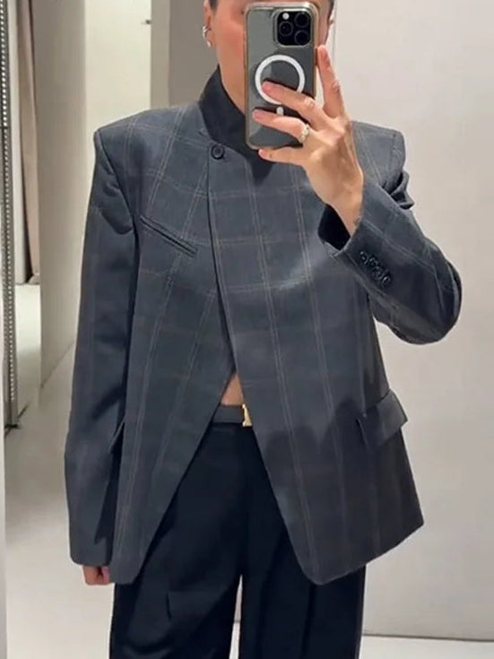 VESTE ELEGANCE BOUTON COL