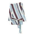 ROBE FEMME COURTE CEINTURE RAYURES MATRON ET BLEU