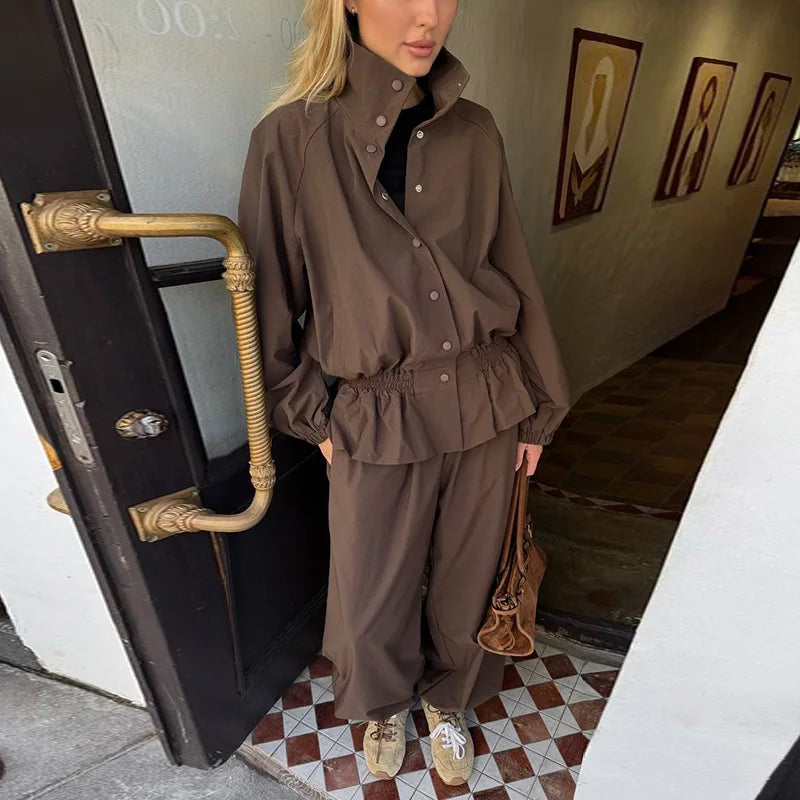Ensemble oversize pantalon bouffant