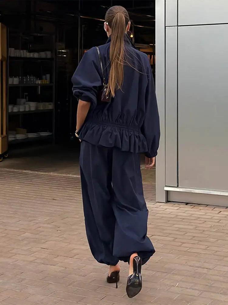 Ensemble oversize pantalon bouffant