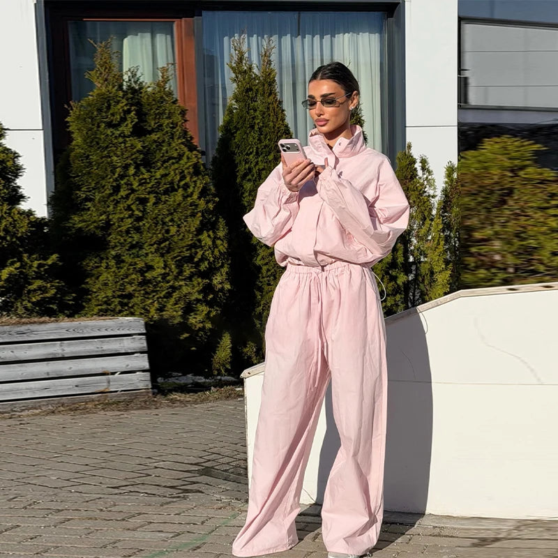 Ensemble oversize pantalon bouffant