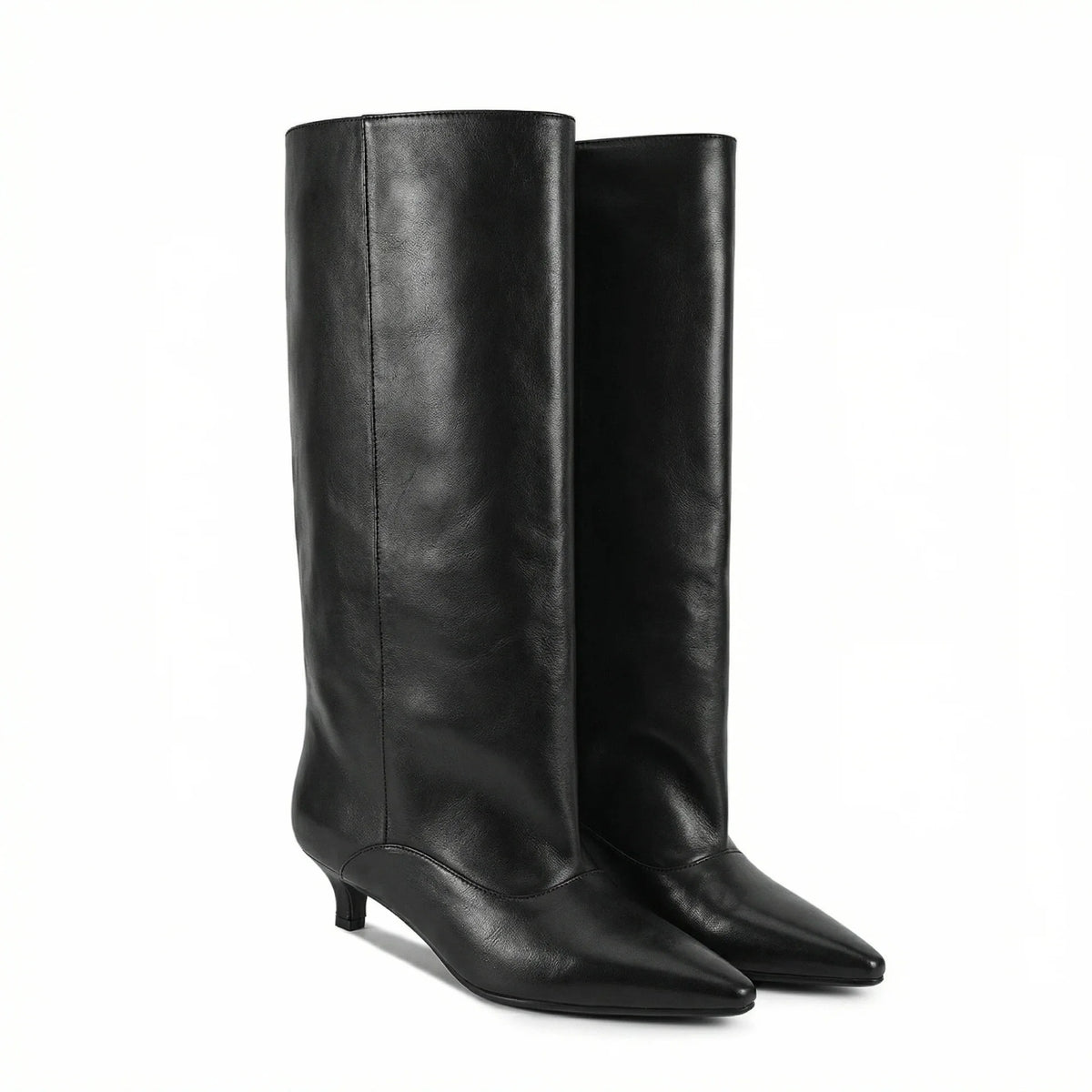 Bottes large petit talon
