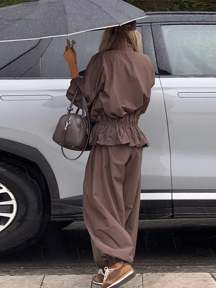 Ensemble oversize pantalon bouffant