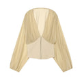 CORSET BEIGE MANCHES BOUFFANTES