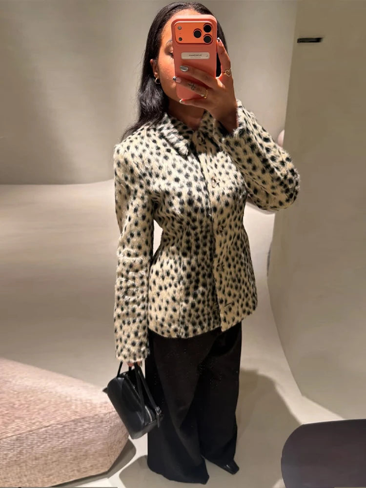 Veste femme motif animal