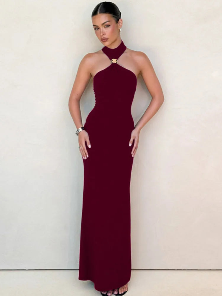ROBE BODYCON DÉTAIL COU