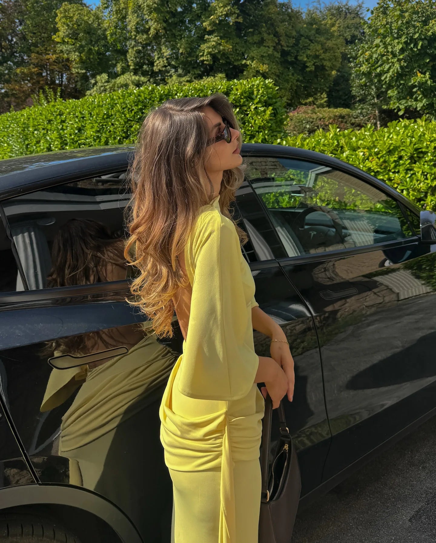 ROBE INVITÉE JAUNE BEURRE