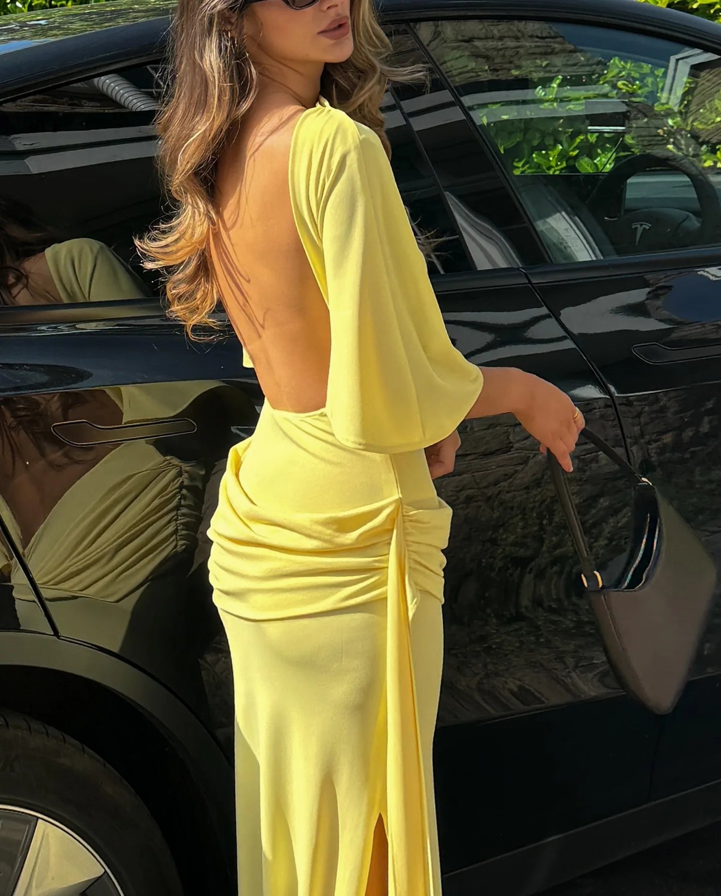 ROBE INVITÉE JAUNE BEURRE
