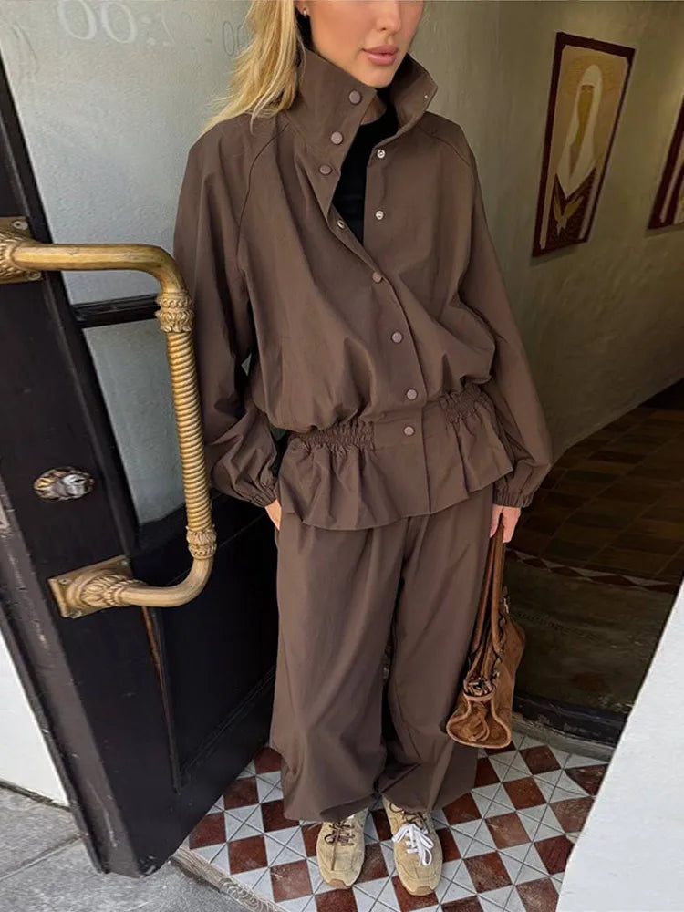 Ensemble oversize pantalon bouffant