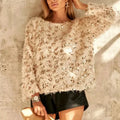 PULL PLUME CRISTAL