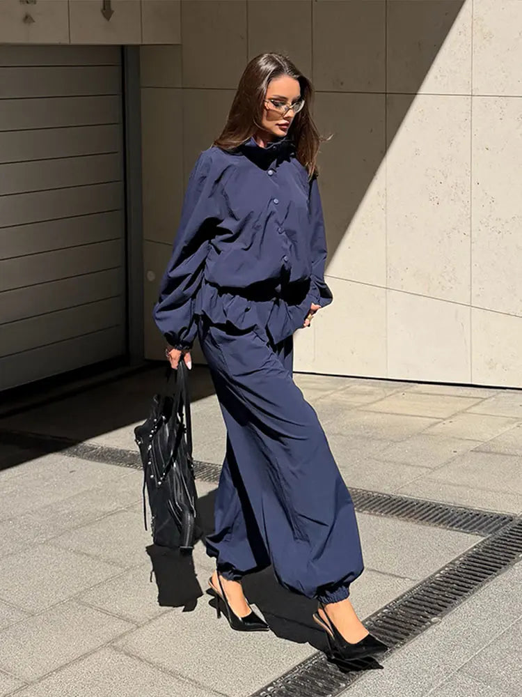 Ensemble oversize pantalon bouffant