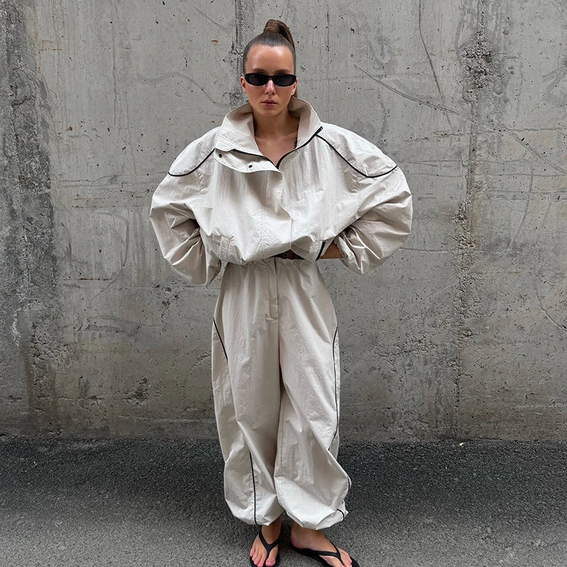 Ensemble oversize pantalon bouffant
