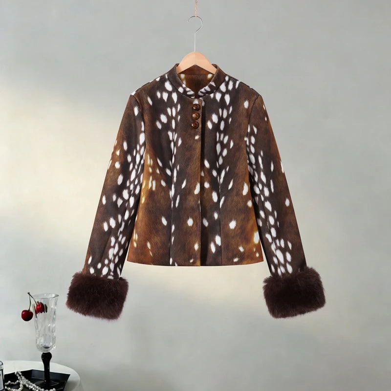 Veste fourrure Bambi Vintage