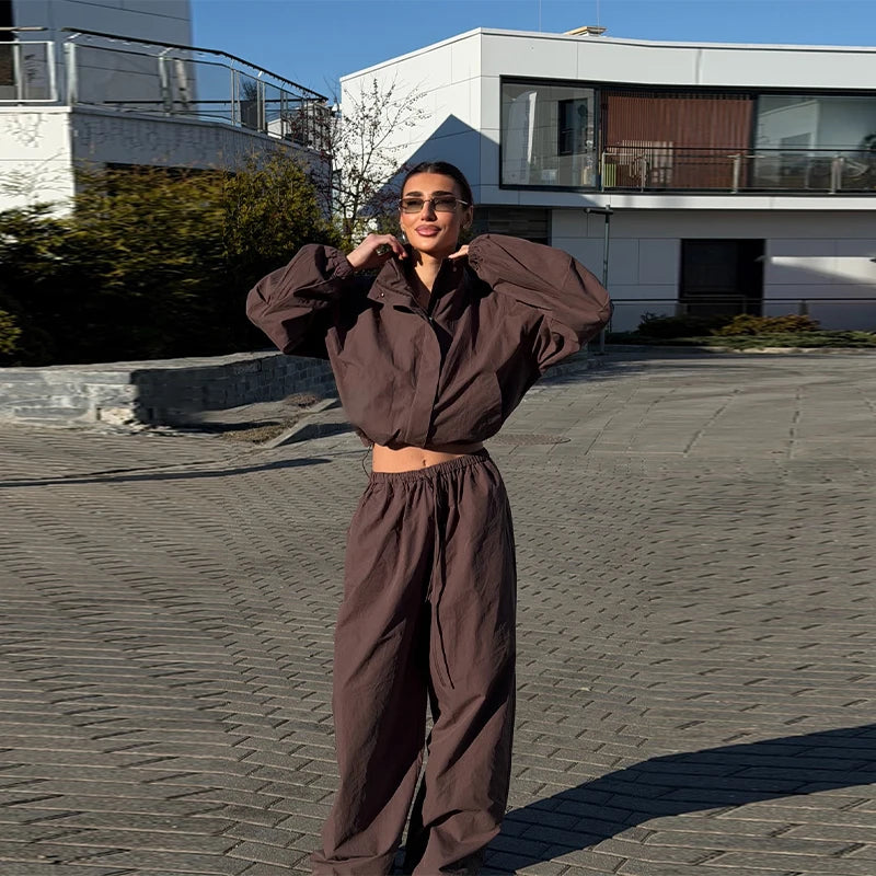 Ensemble oversize pantalon bouffant