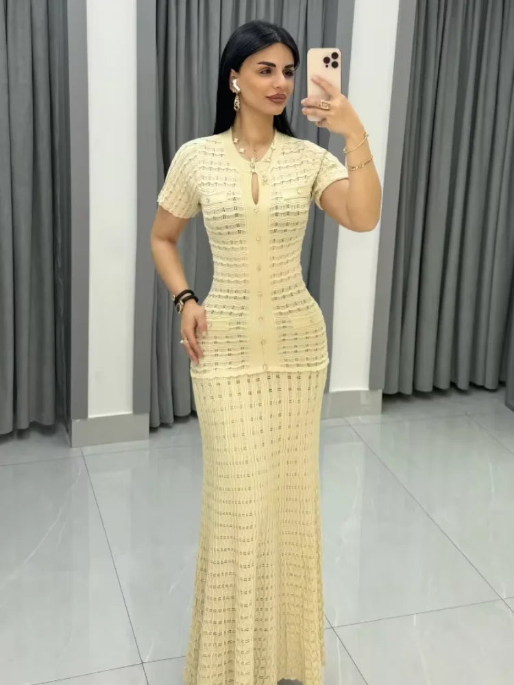 ROBE LONGUE INSPI PAILLETTE
