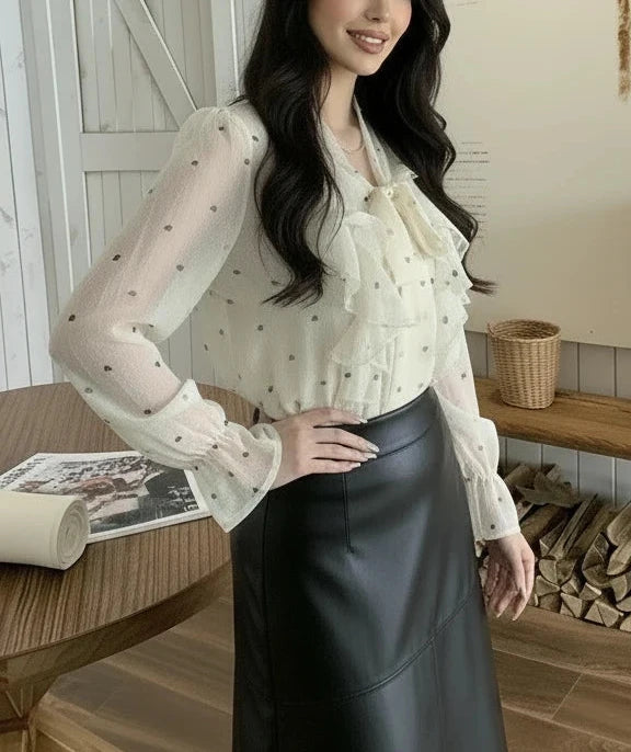 BLOUSE DRAMA PETIT POIS