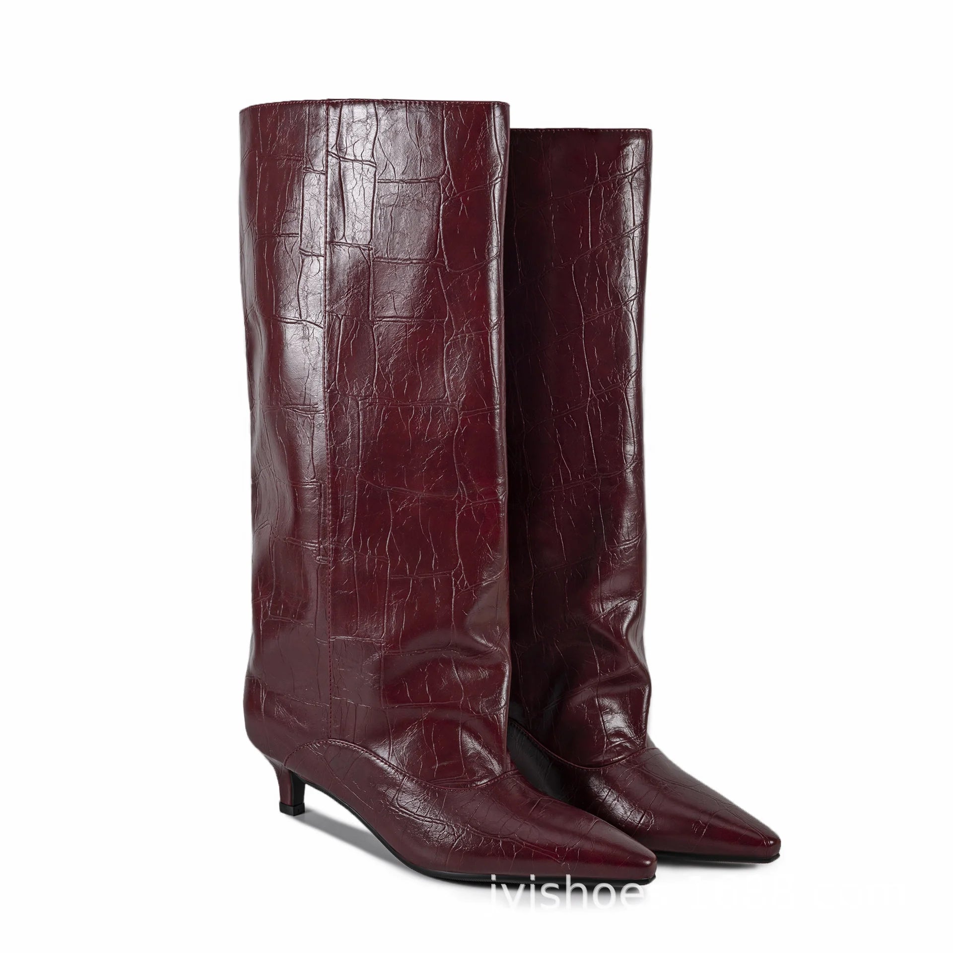 Bottes large petit talon