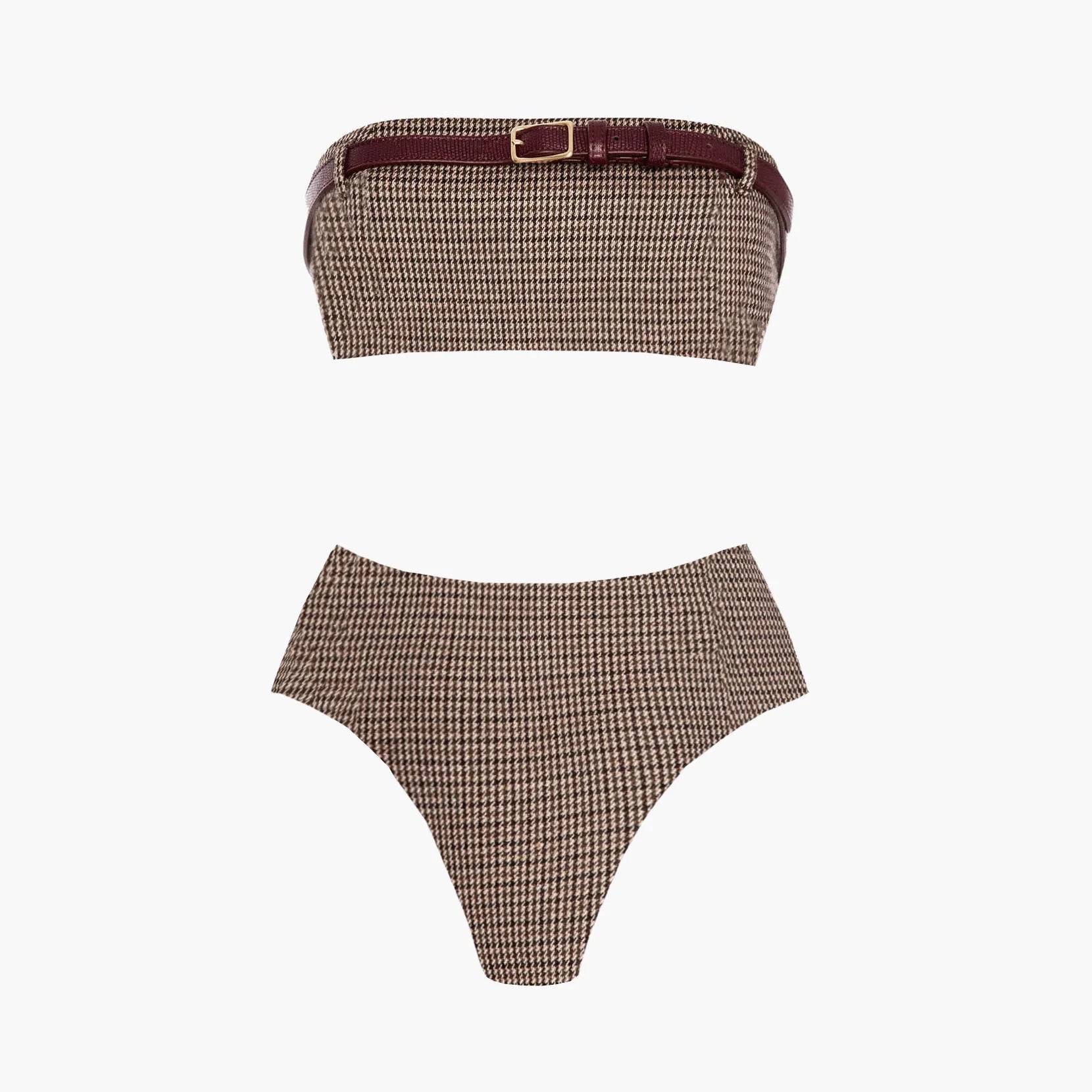 Maillot de bain vintage ceinture