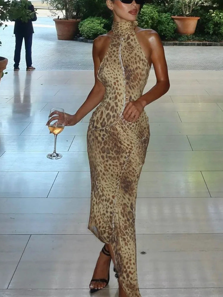 ROBE VINTAGE LEOPARD