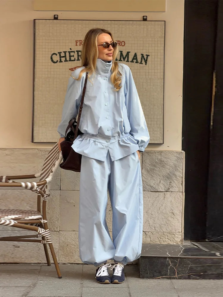 Ensemble oversize pantalon bouffant