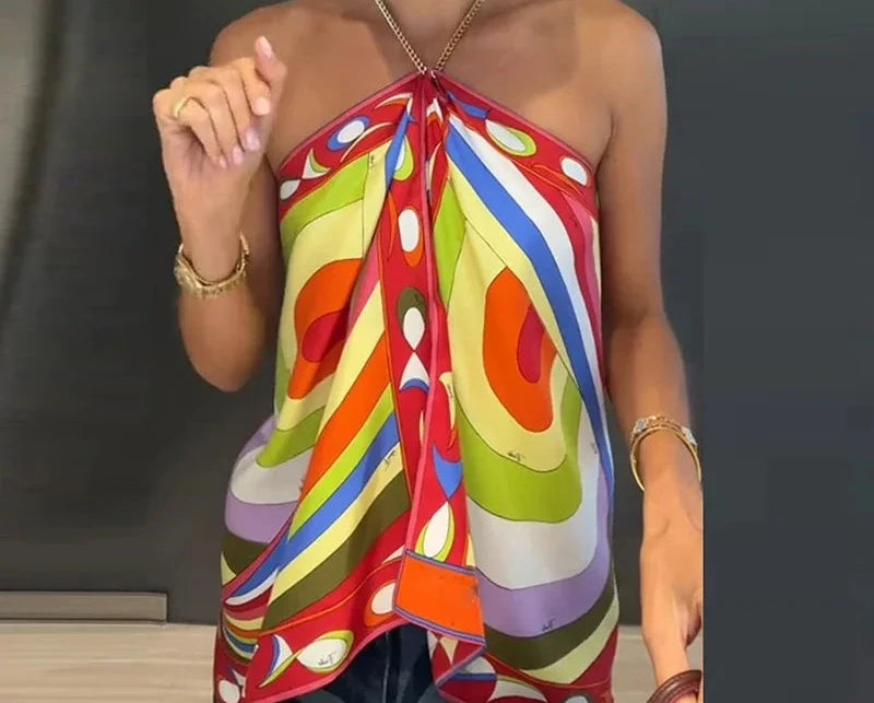 TOP DOS NU COLORE VINTAGE INSPI