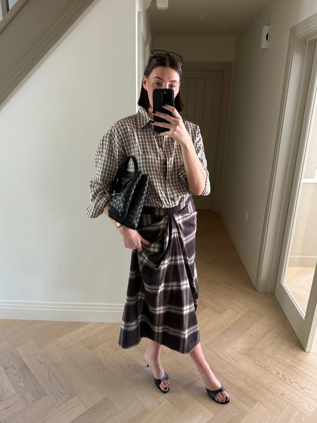 JUPE ELEGANTE ECOSSAISE