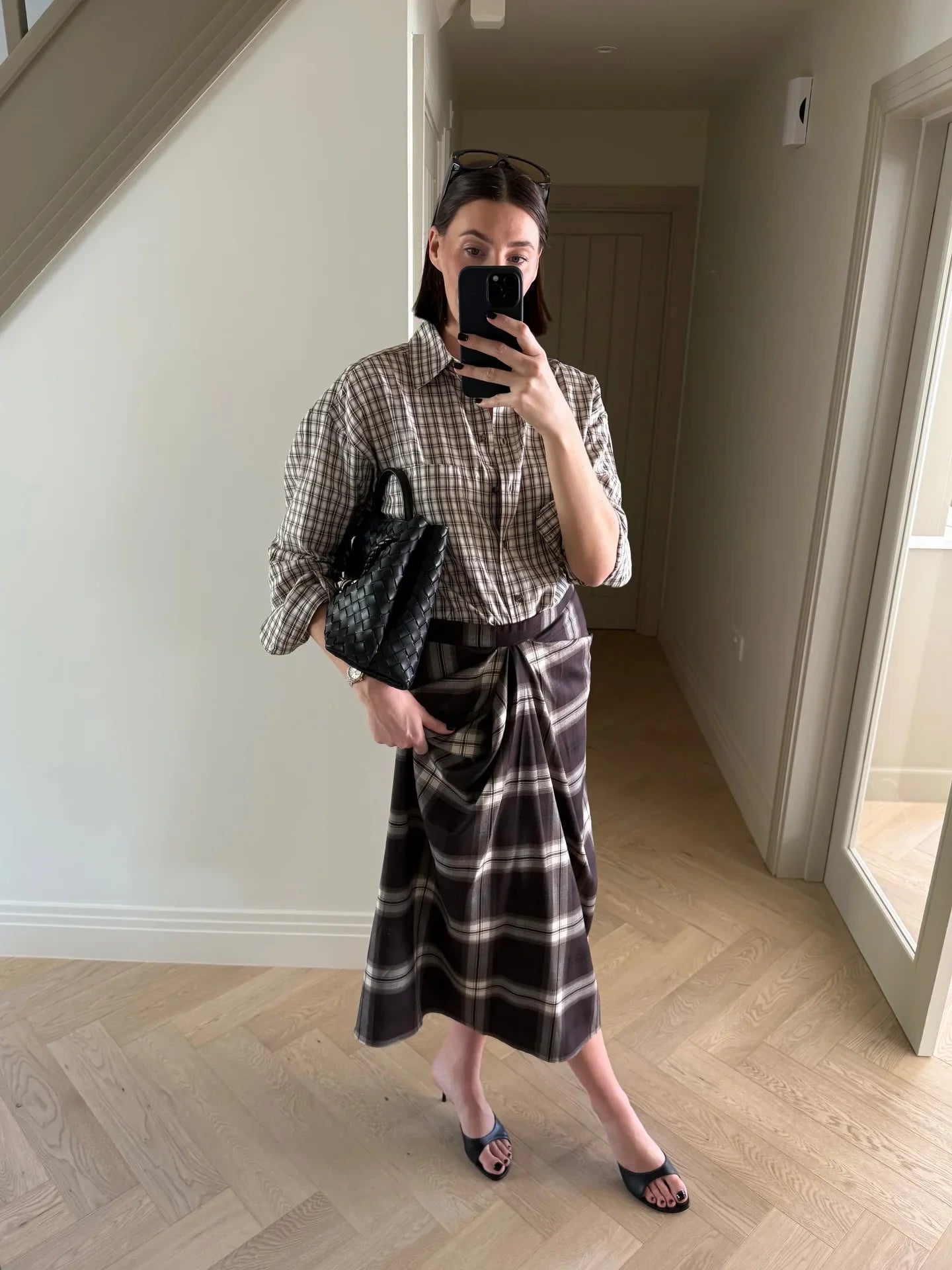 JUPE ELEGANTE ECOSSAISE