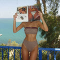 Maillot de bain vintage ceinture