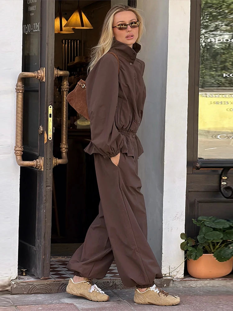 Ensemble oversize pantalon bouffant