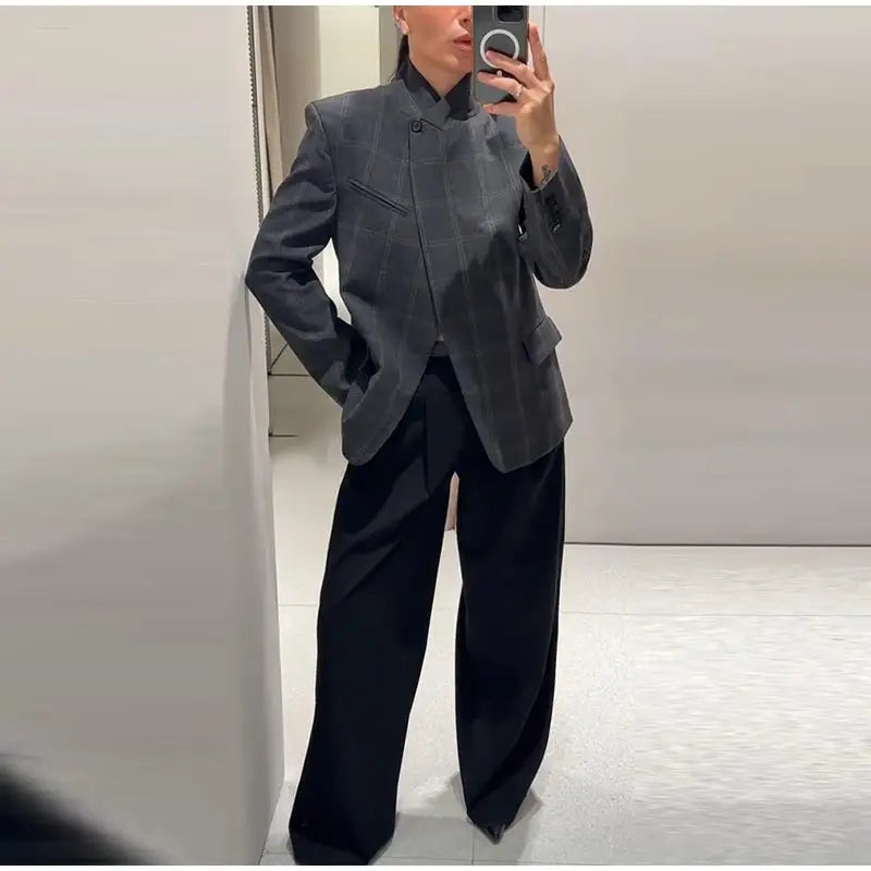 VESTE ELEGANCE BOUTON COL