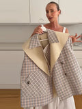 Trench couture réversible beige