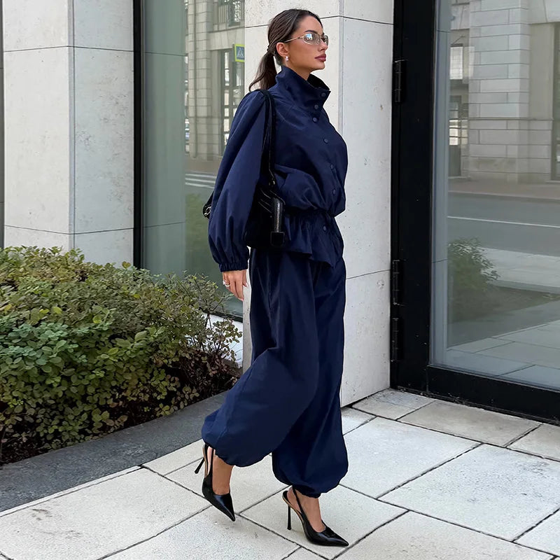 Ensemble oversize pantalon bouffant